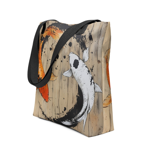 Koi Woodprint Tote bag