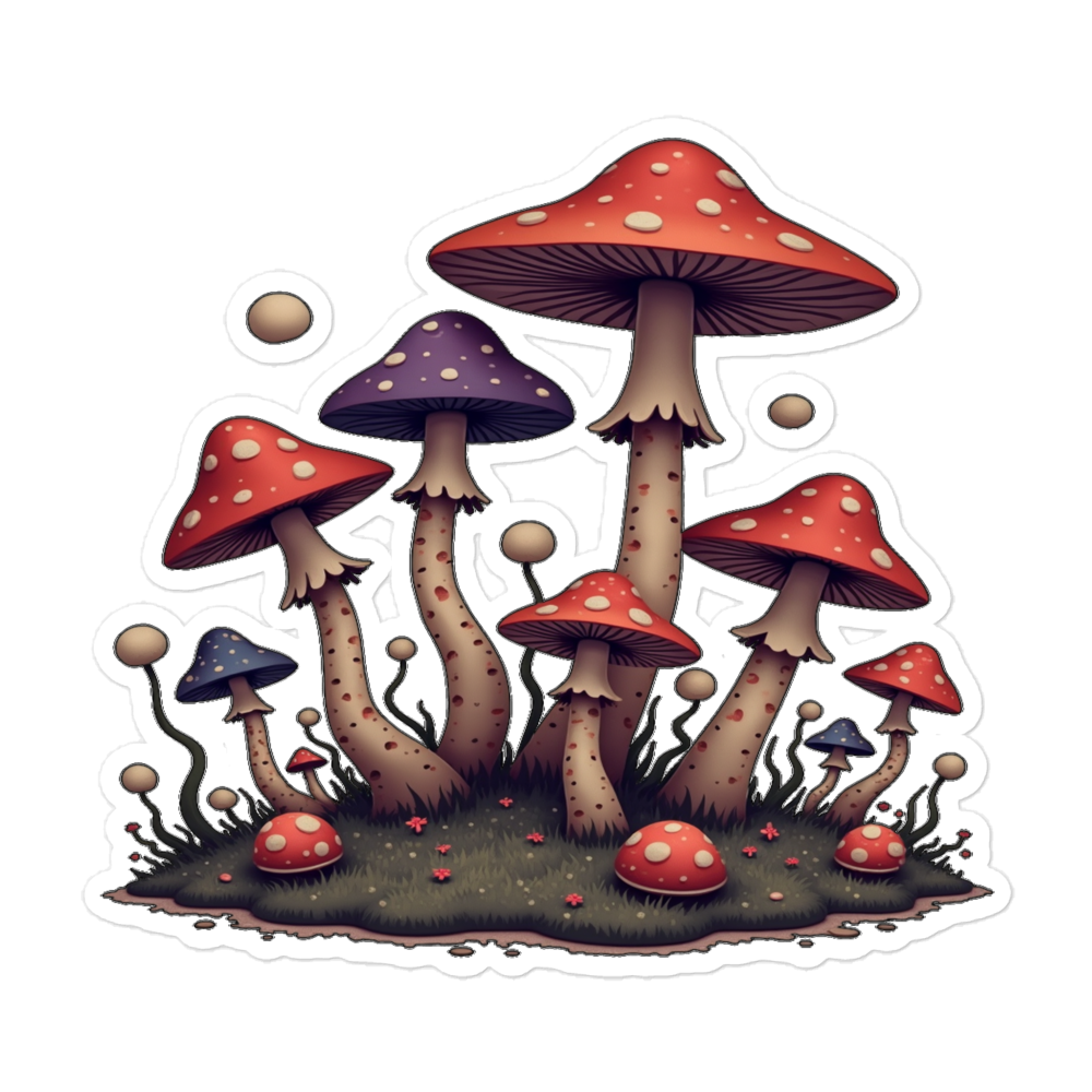 5.5" Dreamscape Mushroom Sticker