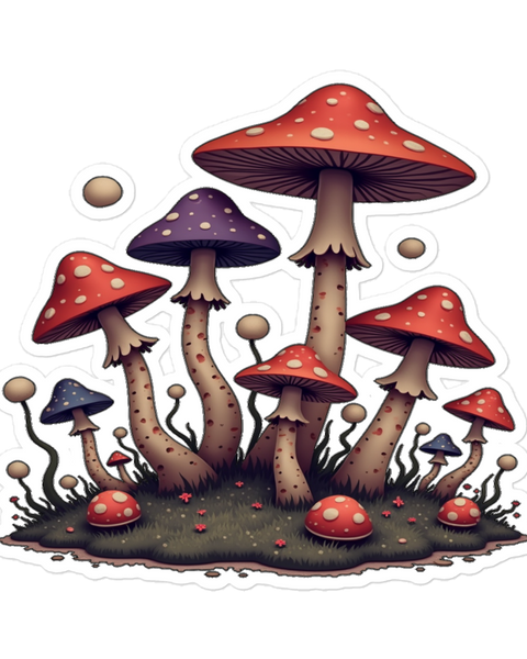 5.5" Dreamscape Mushroom Sticker