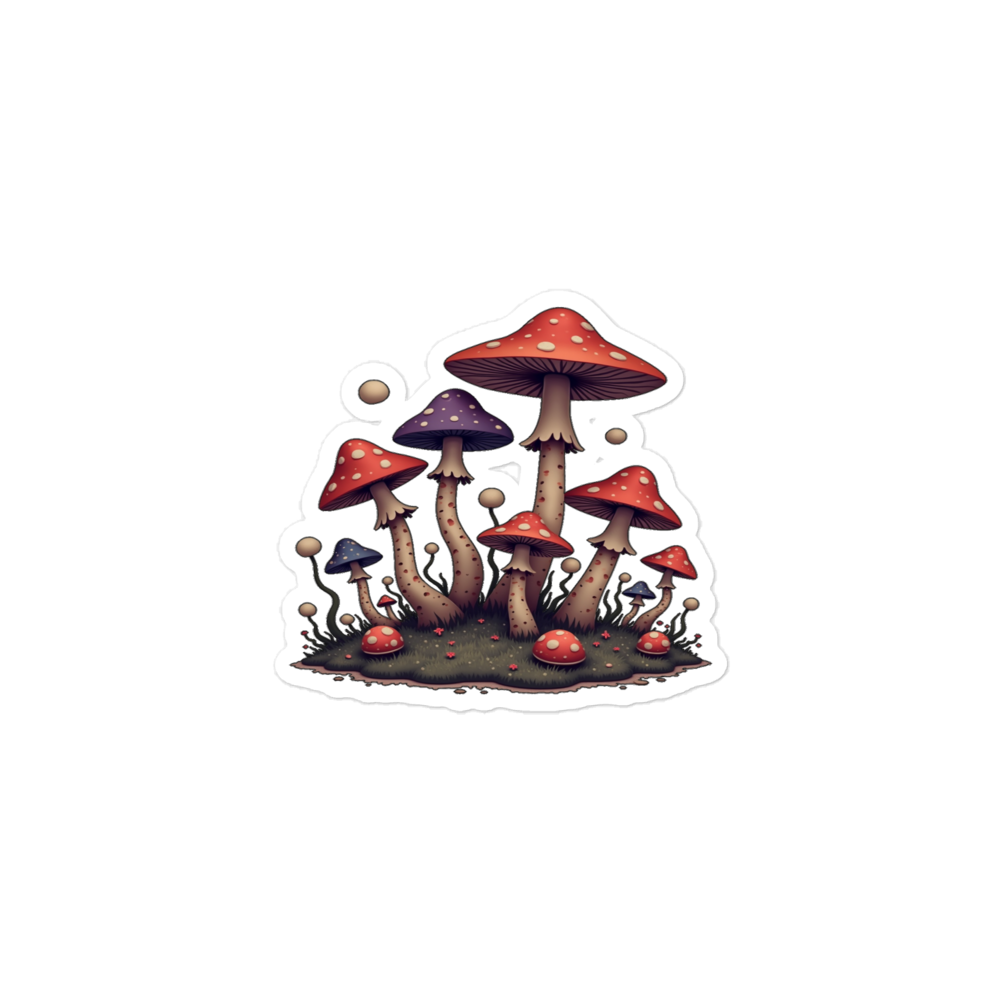 3" Dreamscape Mushroom Sticker