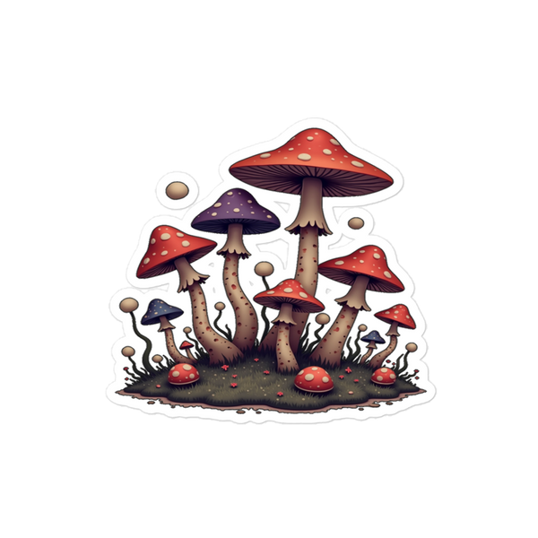 4" Dreamscape Mushroom Sticker