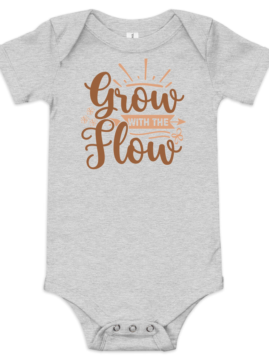 Grow with the Flow Onsie - Heather