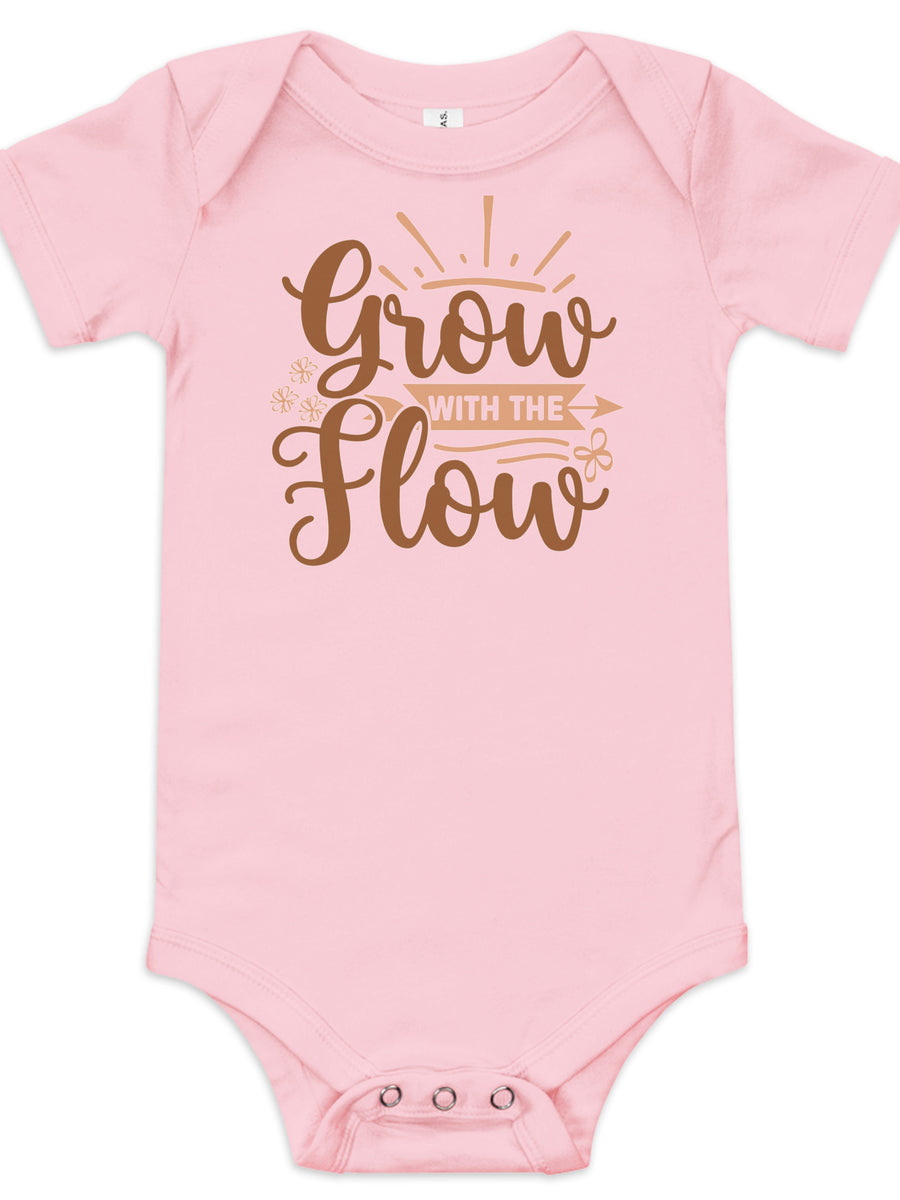 Grow with the Flow Onsie Pink