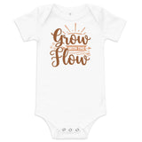 Grow with the Flow Onsie - White