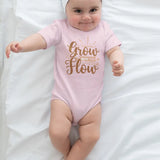 Grow with the Flow Onsie in Pink