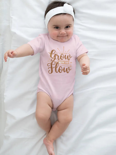 Grow with the Flow Onsie in Pink