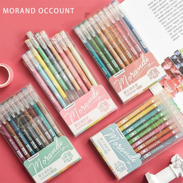 Laguo Morandi gel pens sets - for journaling, art, adult coloring.