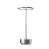 Silver Tower Metal Table Lamp