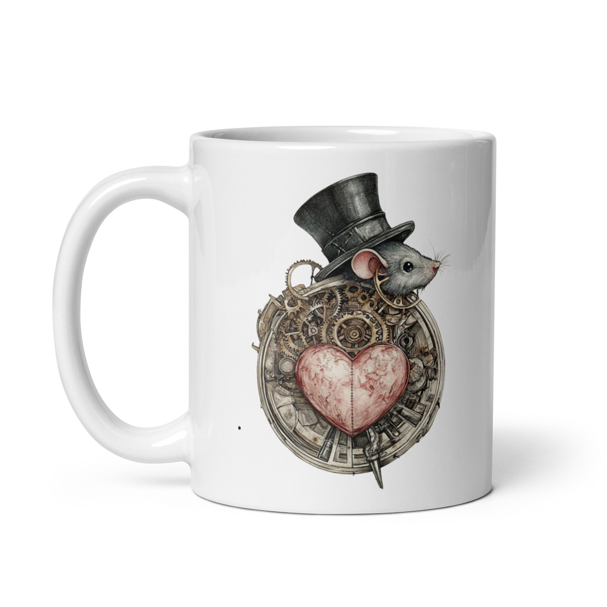 Ticking Heart Mug 11 oz