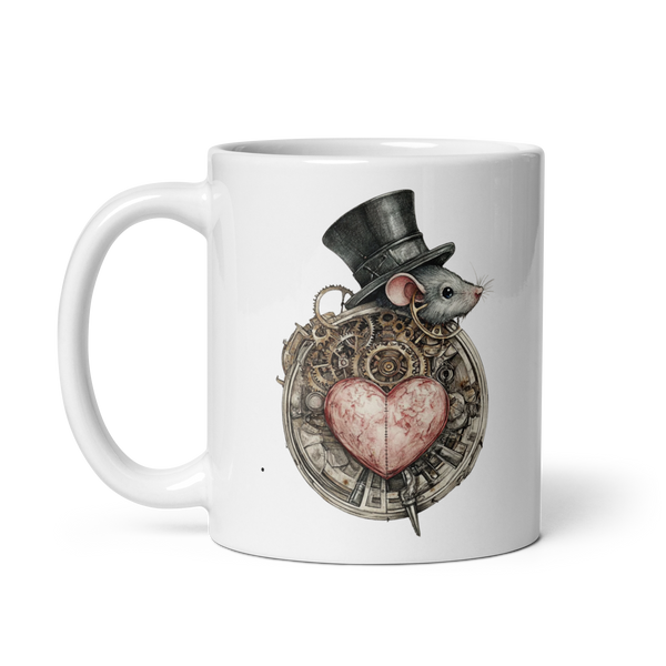 Ticking Heart Mug 11 oz