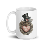 Ticking Heart Mug 15 oz