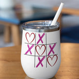 XOXO wine tumbler in table